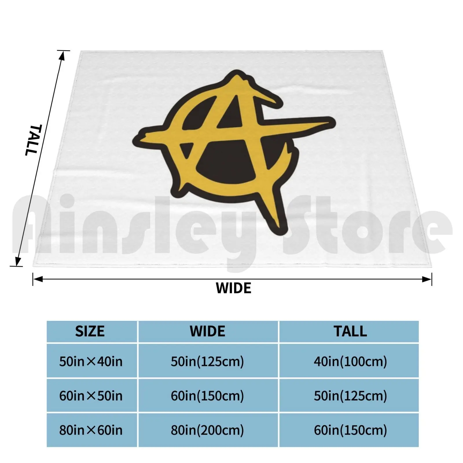 Ancap Symbol Blanket Fashion Custom 3009 Anarcho Capitalism Anarco Capitalism Capitalism Libertarian