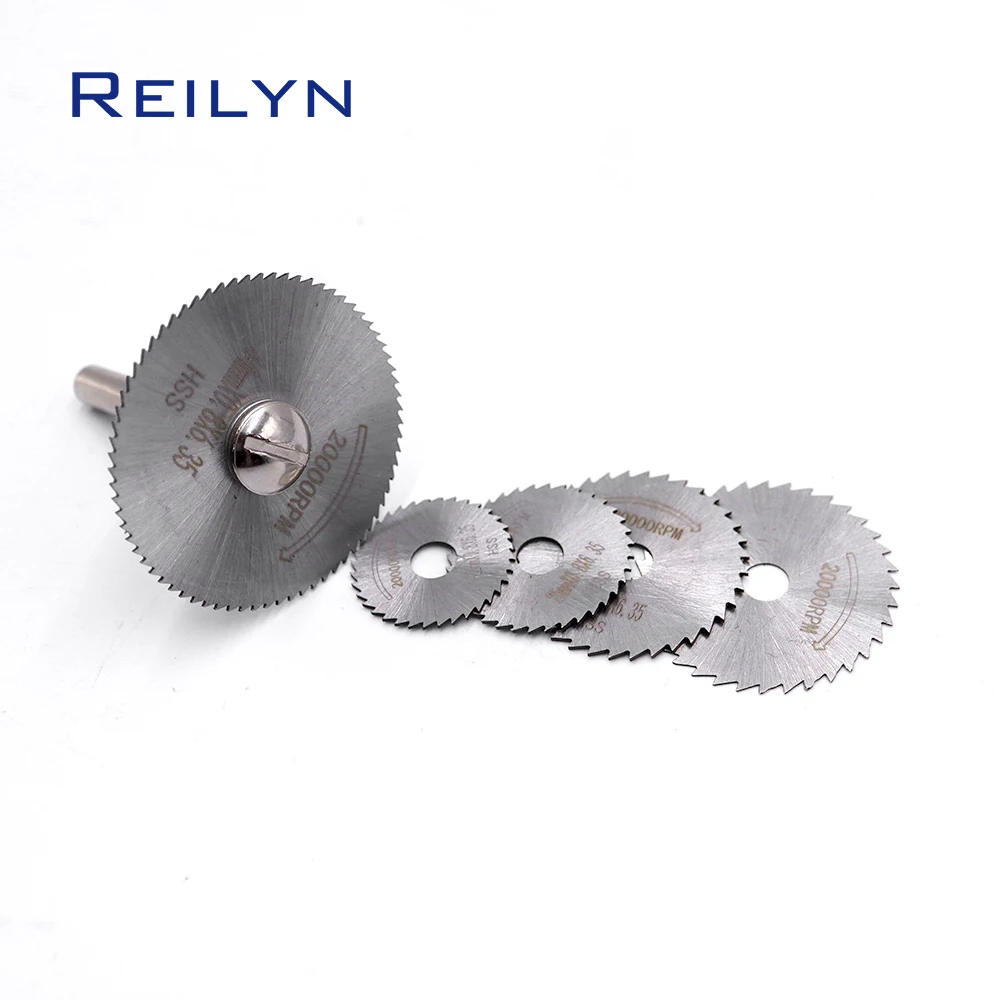 7pcs 22-50mm Dremel Accessories Diamond Grinding Wheel  Saw Circular Cutting Discs for Dremel Tools Cutting Wood Plastic Metal