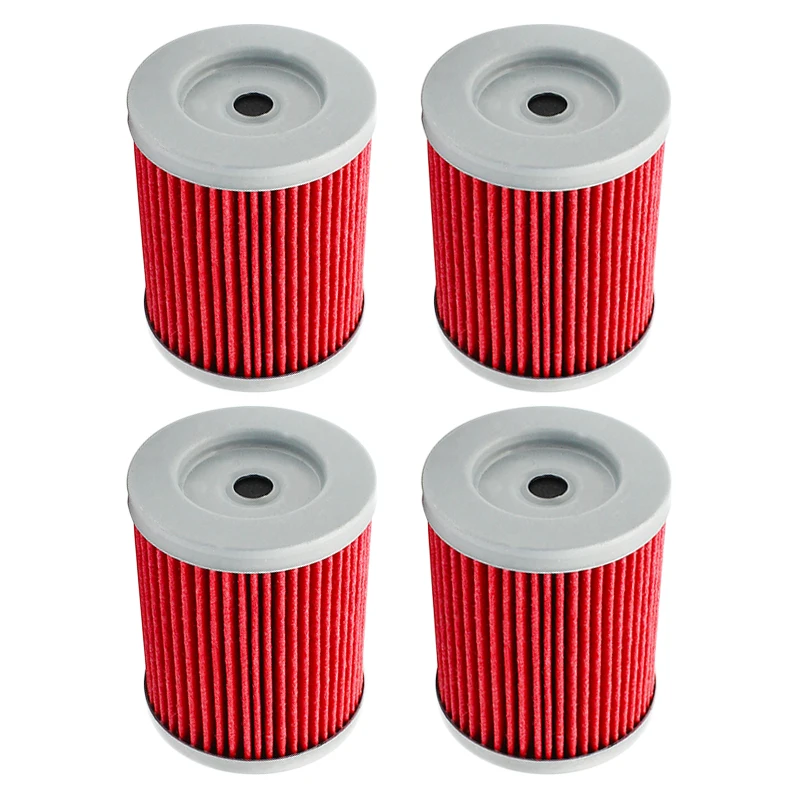 1/2/4 pcs Motorcycle parts Oil Filter For Kawasaki KLX125 KLX125L KLX 125 2003-2006 KH125 KH 125 2003 2004 2005 2006