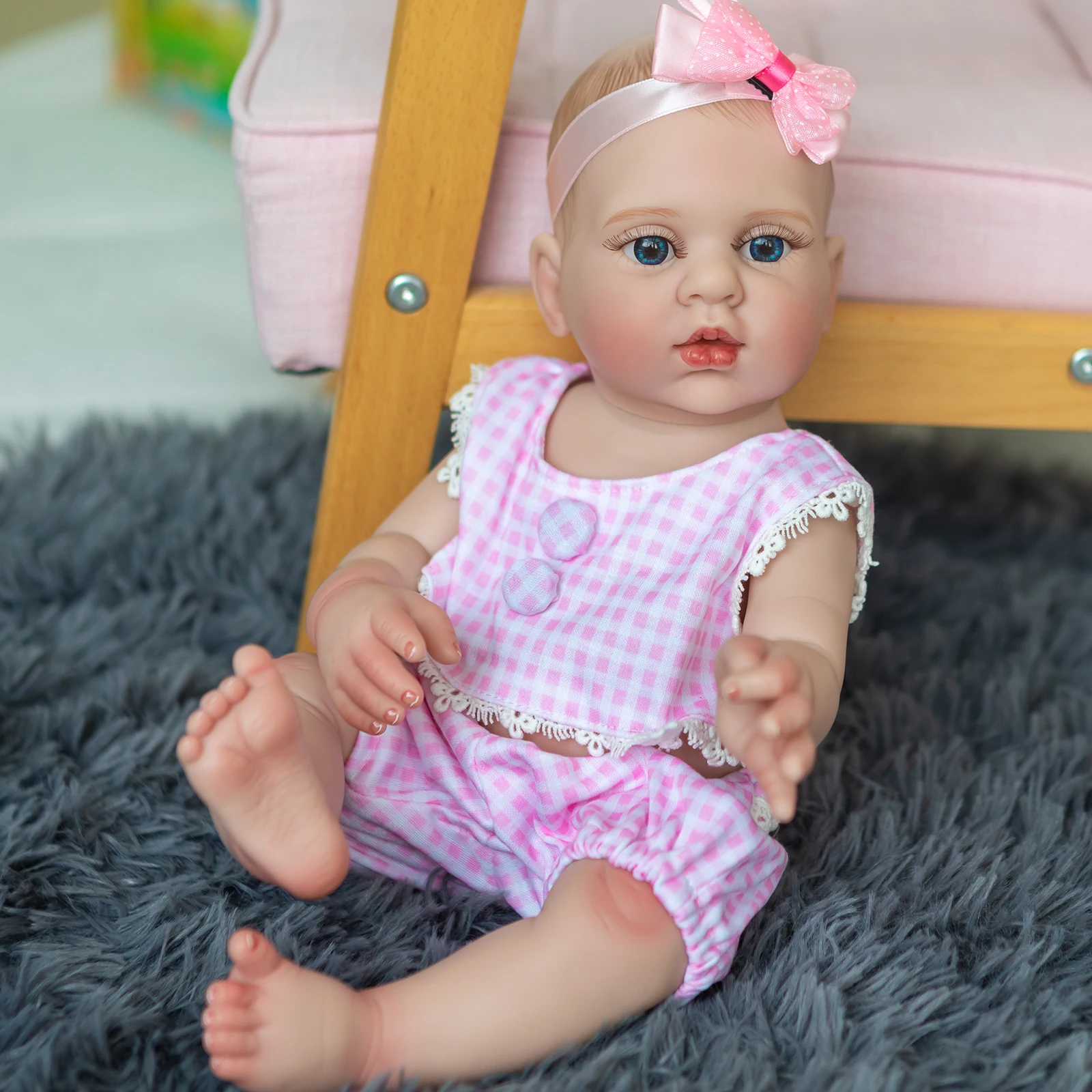 

NPK 40 см мягкая силиконовая кукла Bebe всего тела Reborn водонепроницаемая игрушка для ванной для девочек реалистичная художественная кукла с ручной росписью