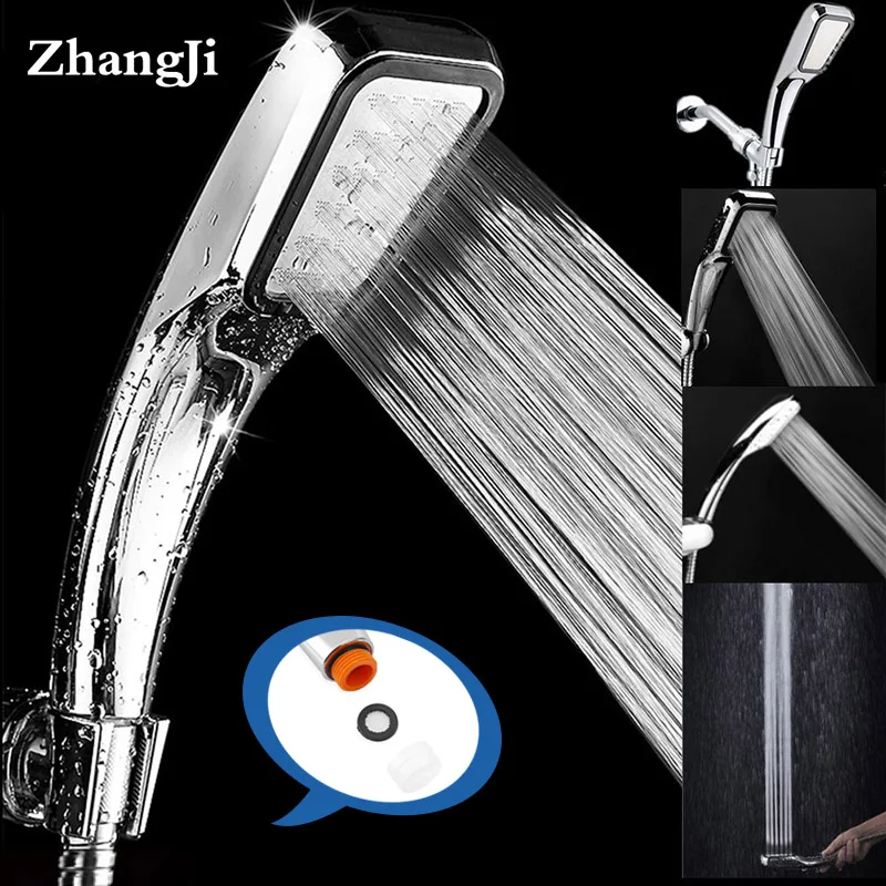 Zhang Ji New Thick high pressure 300 Holes Shower Head Upgraded Nozzle saving water Handheld showerhead Durable high quality