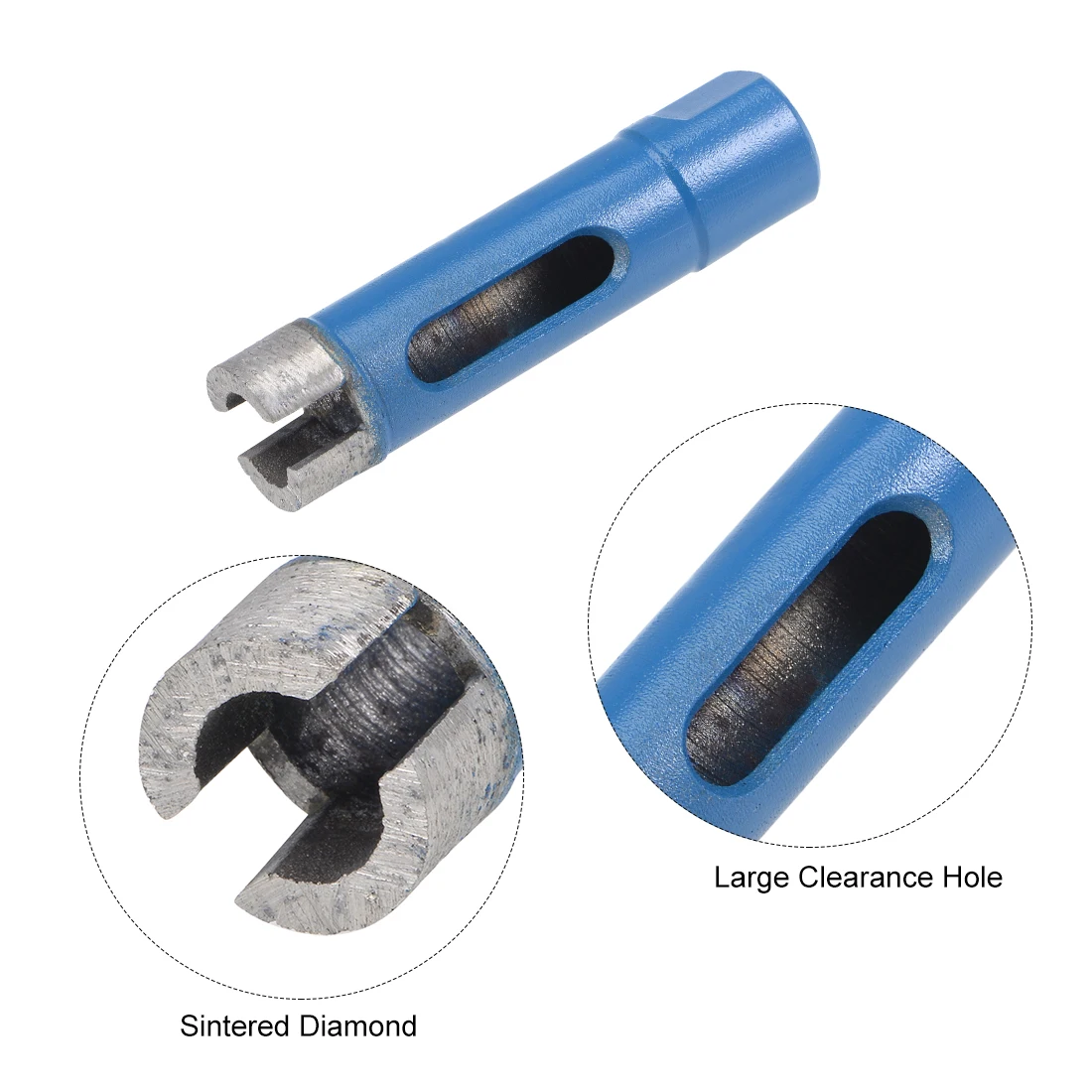 Uxcell 16Mm Sintered Diamond Core เจาะรูสำหรับอิฐคอนกรีตก่ออิฐ