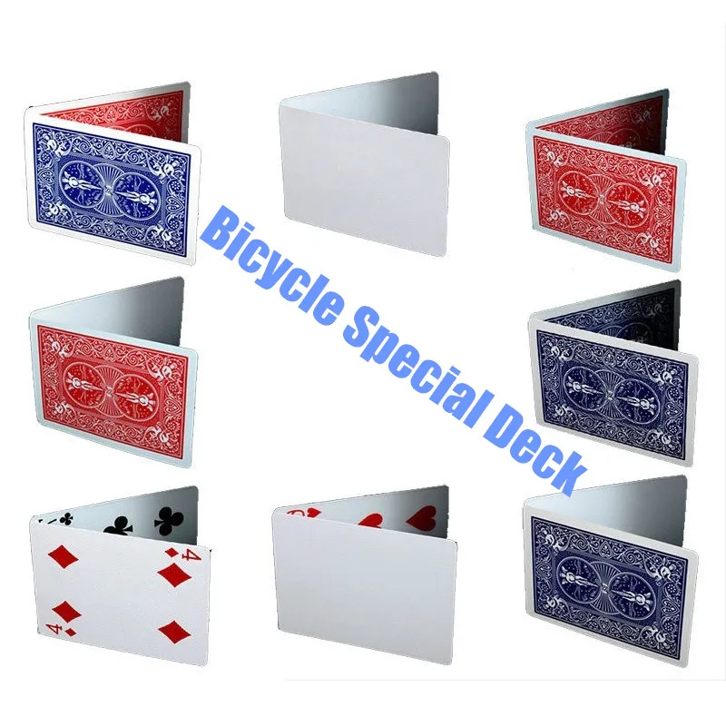 1 Deck Bicycle Gaff Magic Variety Pack Playing Cards Magic Cards Special Props Close Up Stage Magic Trick for Magician Free Ship