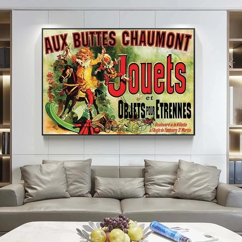 Friends TV Canvas Painting Aux Buttes Chaumont Jouets Posters and Prints Wall Art Picture for Living Room Home Decor Cuadros