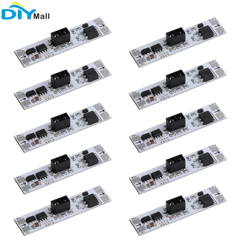 10PC Multi-mode Sweep Hand Sensor Switch Module Short Distance Scan Sensor 120W Max 5A Infrared Sensor 3-8cm for Auto Smart Home