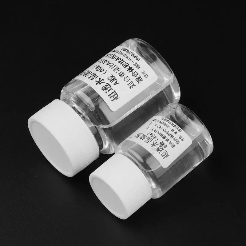 QX2B Siêu Trong AB Pha Lê Keo 2 Thành Phần Nhựa Dính Dán Nhanh Khô