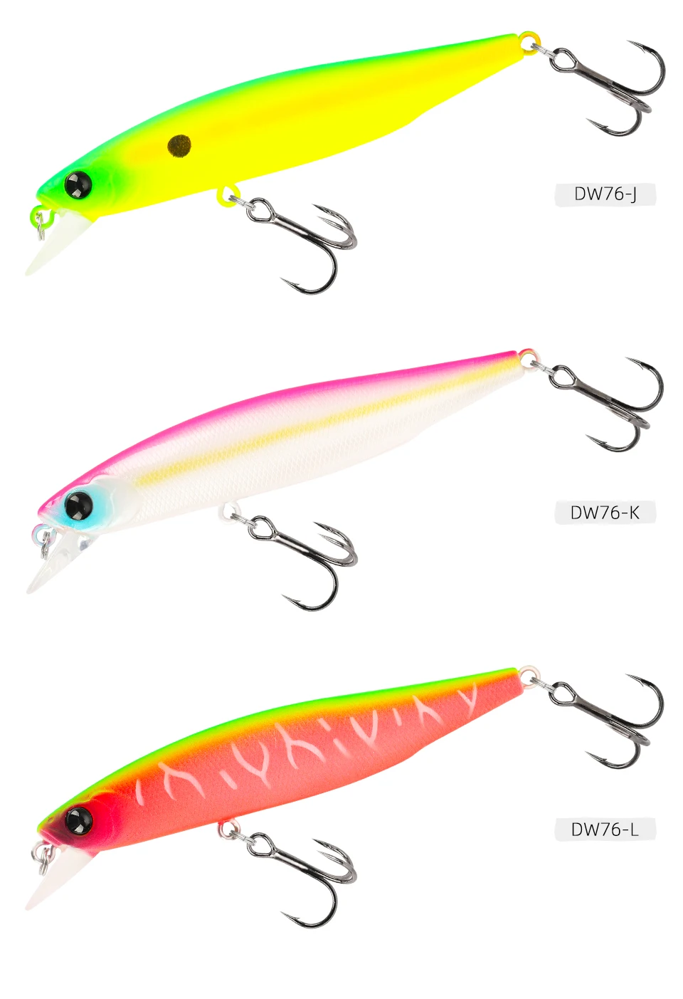 TSURINOYA 88SP Suspending Minnow Angelköder 88mm 10,3g DW76 Lange Casting Künstliche Harte Köder Hecht Bass Big Trout Jerkbait – Detail 21
