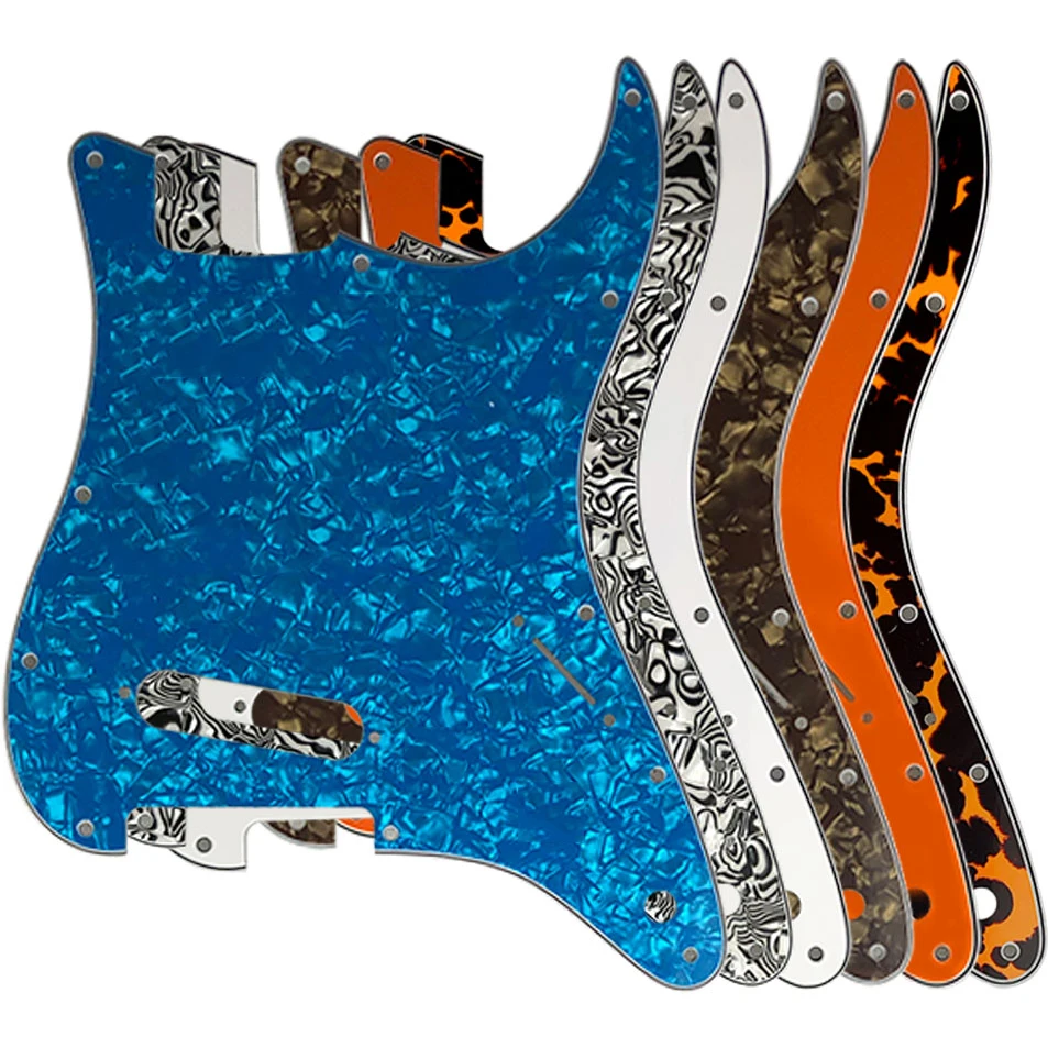 

Feiman - 11 Screw Hole Guitar Pickguard, USA Fender Strat Standard, 1 Single Pickup, St Scratch Plate, Multi Color