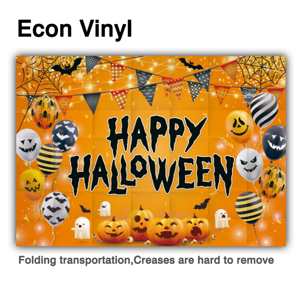 Allenjoy Happy Halloween Achtergrond Pompoen Lantaarn Ballonnen Cartoon Kinderen Party Decor Foto Achtergrond Photozone Photobooth