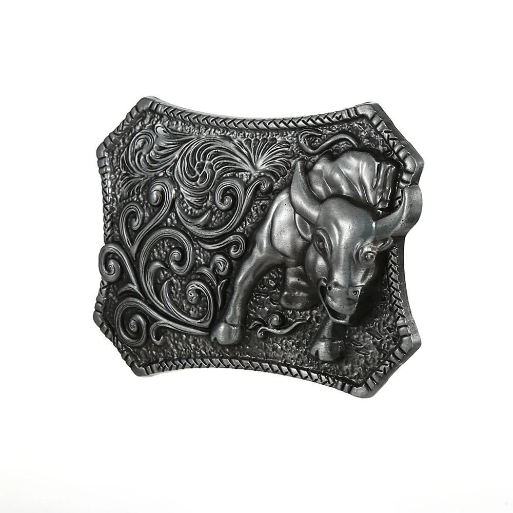 

Western Cowboy Zinc Alloy Standing Buffalo Attitude Buckle