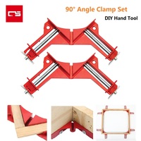 2/4pcs Right Angle Clamp 90 Degree Aluminum Alloy Corner Clip for Glass Wood Frame Corner Fix Woodworking Hand Tool Clamp Holder