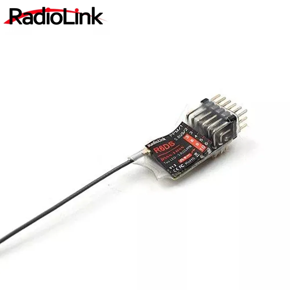 Radiolink R6DS Empfänger 2,4G 6CH PPM PWM SBUS Ausgang Kompatibel Für AT9 AT9S AT10 AT10II Sender