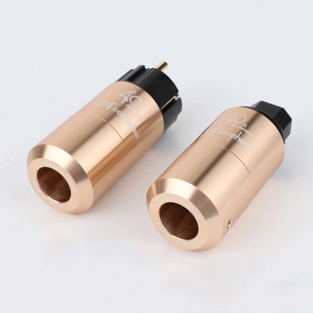 Accuphase 40th EU Schuko Power Plug IEC Connector Amplifier CD DVD Player AC Cord Power Cable Plug DIY Mains