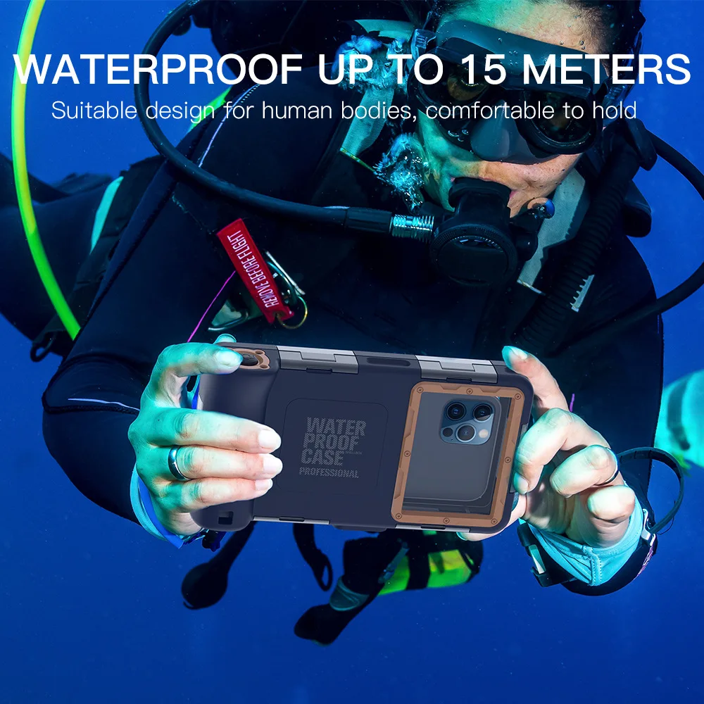 Mobile phone diving  waterproof case for Huawei mate 40 Honor 20pro 7x 8c 9i 9x pro 10x Nova 7 New Second Generation Upgrade