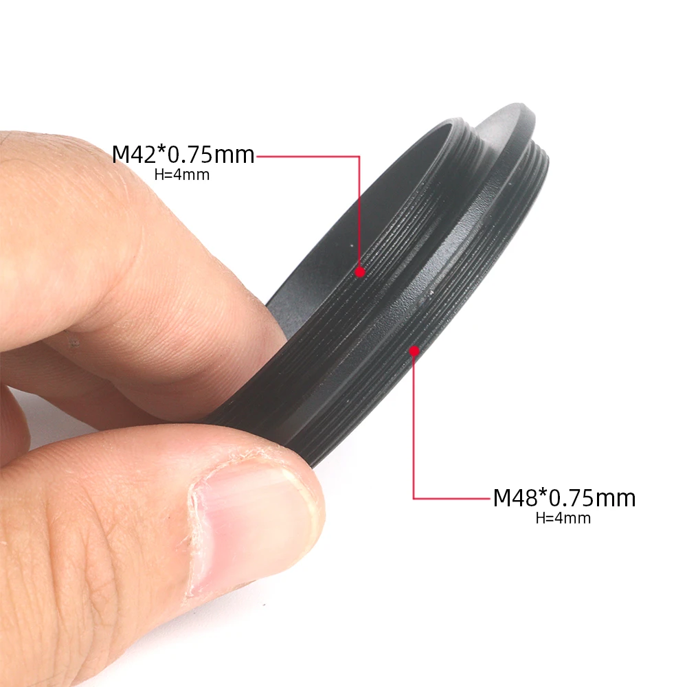 EYSDON M42x0.75mmเปิดM48x0.75mm Mount Converterชายด้ายชายอะแดปเตอร์แปลงสำหรับกล้องโทรทรรศน์อุปกรณ์เสริมการถ่ายภาพ