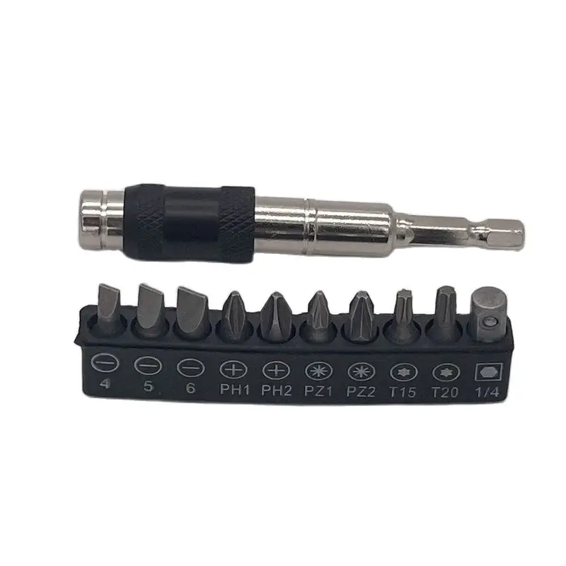 1/4" Hex Magnetic Screw Drill Tip Drill Screw Tool Quick Change Locking Bit Holder Guide Drill Bit Screwdriver Pivot