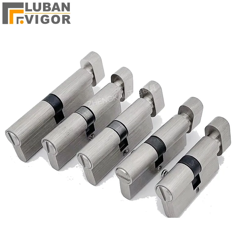 

Toilet Brass lock core BK keyless 70mm 75mm 80mm 90mm toilet lock cylinder without key