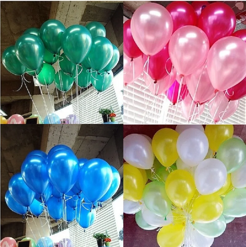 

CAMMITEVER 100pcs Balloons Pearl Balloon Wedding Decoration Birthday Party Decoration Baby Shower Decoration