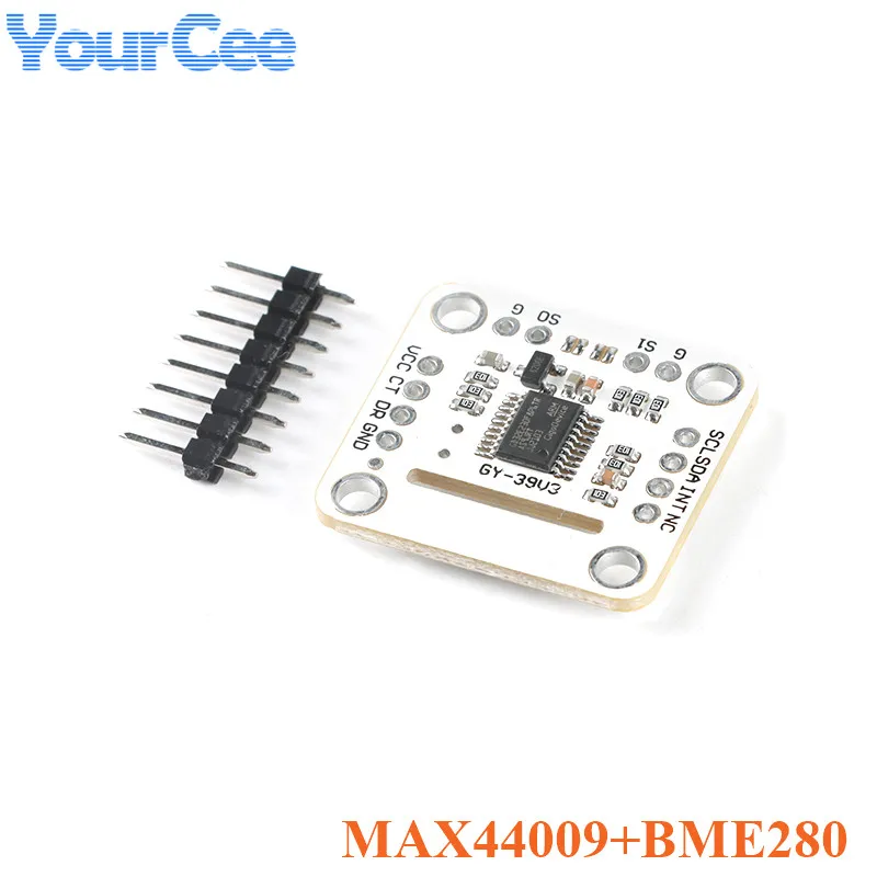 GY-39 Pressure Sensor MAX44009 BME280 Temperature Humidity Atmospheric Light Intensity Environmental Module