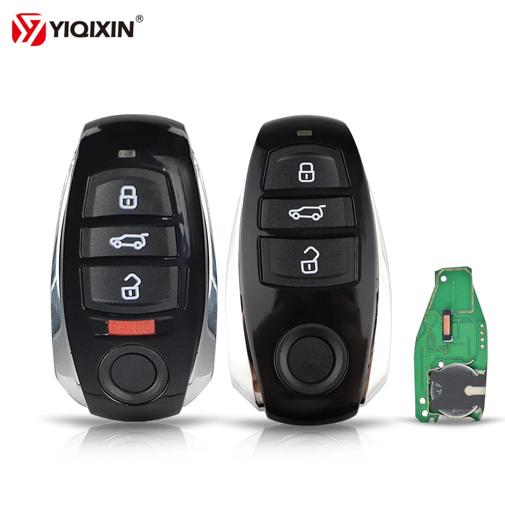 YIQIXIN 3/4 Button For VW Volkswagen Touareg 2010-2014 PCF7945A-HITAG(VAG) Chip 315/433Mhz  Smart Remote Car Key 7P6959754AL