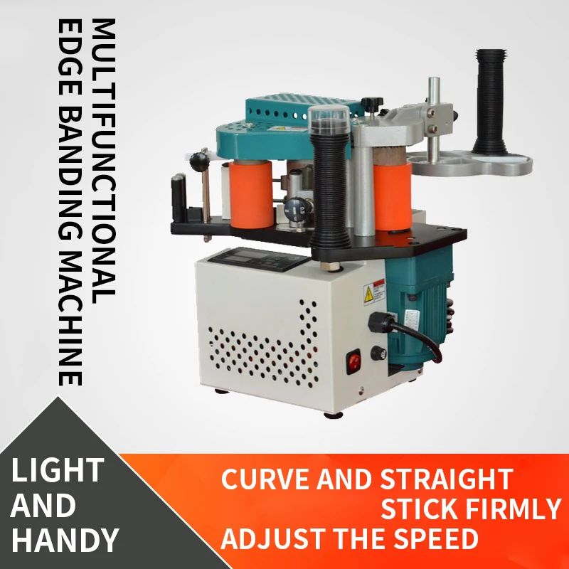 Curved And Straight Line Speed Regulating Edge Banding Machine Small Edge Banding Machine For Special-shaped Plates Woodworking