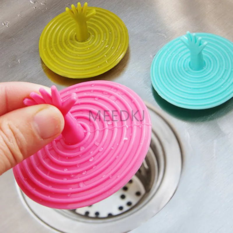 Help life-saving creative small palm sink plug sewer deodorant floor drain cover pool leak-proof water plug cover