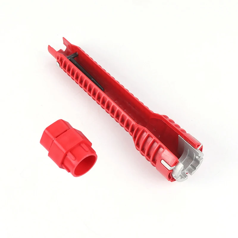 8 In 1 Kraan En Wastafel Installer Multifunctionele Wrench Tool Voor Keuken Badkamer Waterleiding Extra Lange Ontwerp Wrench gereedschap