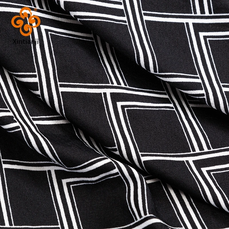 Width In 59.05ꞌꞌ Polyester Stretchy Printed Fabric By Meters For Sewing Women Dresses TJ1090