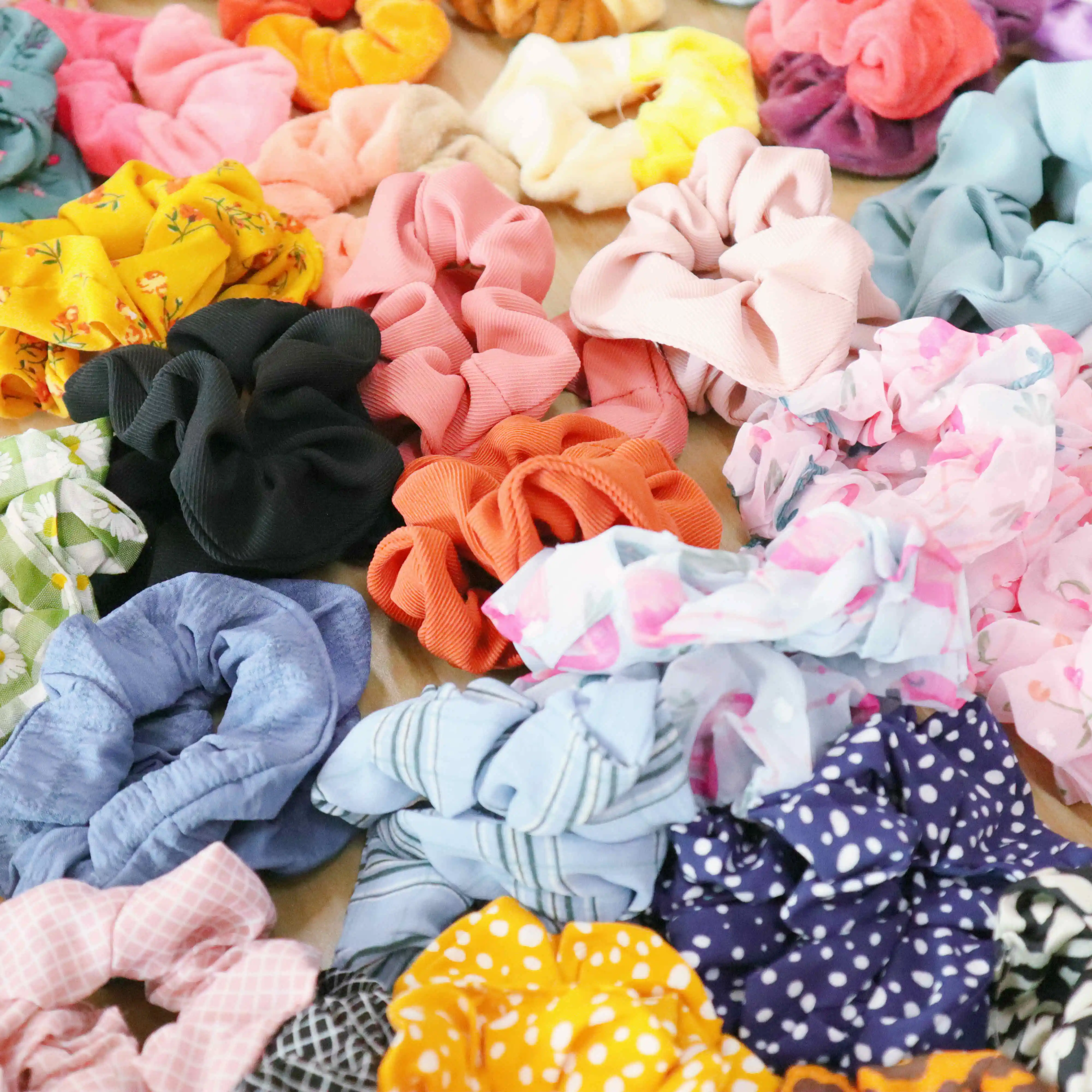 15PCS/Set Women French Elastic Hair Scrunchies For Women Hair Ties Rubber Band Hair Rope Accessories Lady Headdress 2021