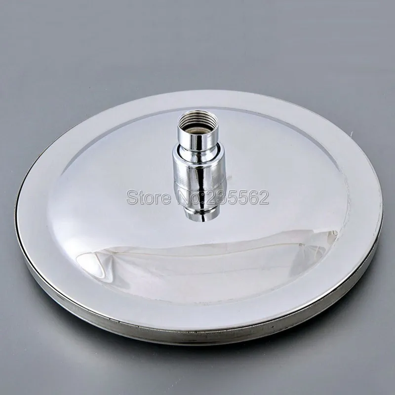 

Polished Chrome Brass 8 inch Round OverHead Rain Shower HeadShower Head Bathroom Shower Head Lsh238