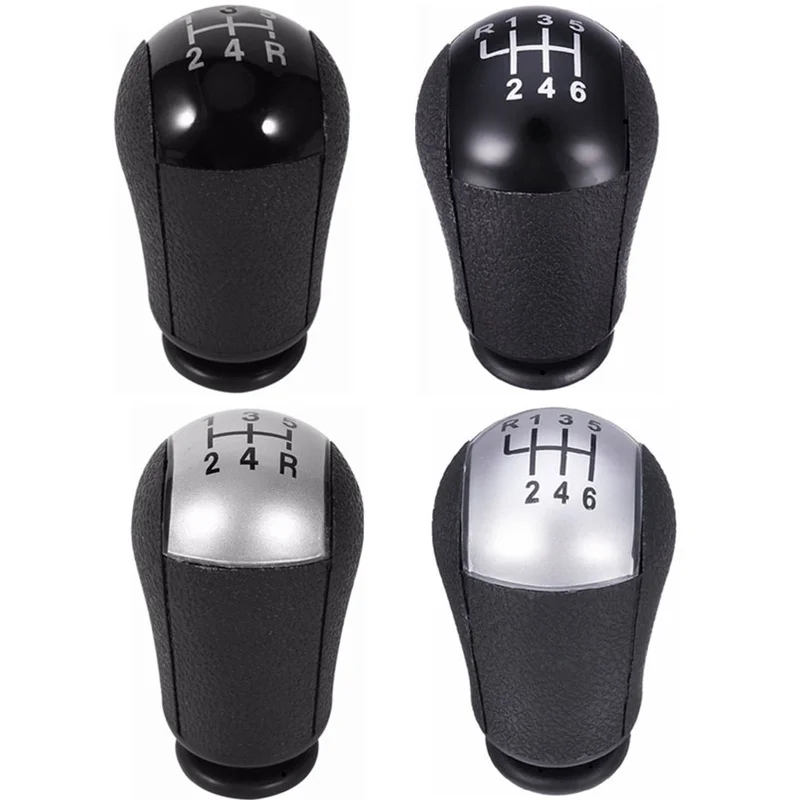 5 6 Speed MT Car Gear Shift Knob for Ford Focus Mondeo MK3 S-MAX C-MAX Mustang Galaxy Fiesta MK6 Hand Ball Accessory