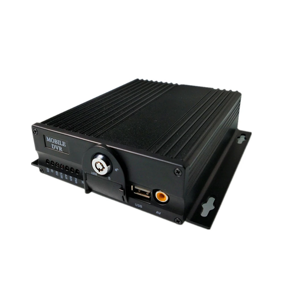 Dual SD Card 4 Channel CCTV Vehicle DVR Car gps1080P
