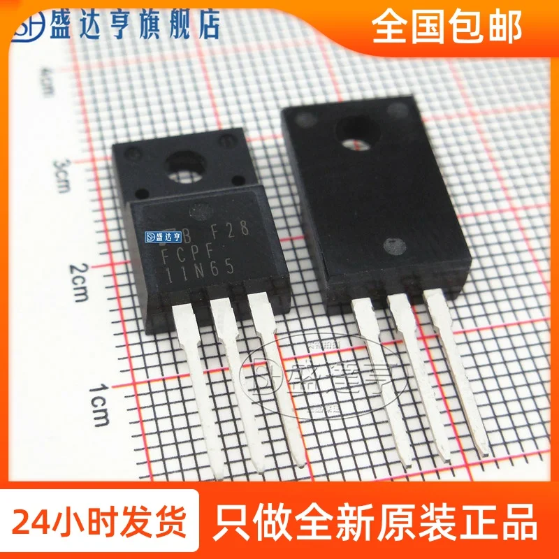 

10Pcs/Lot FCPF11N65 11A 650V TO220F DIP MOSFET Transistor NEW Original In Stock