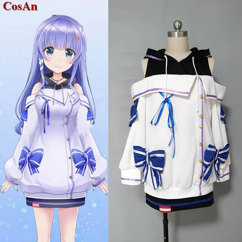 

Hot Anime VTuber Yuuki Chihiro Cosplay Costume Daily Wear Fashion Leisure Hoodie Activity Party Role Play Clothing Custom-Make