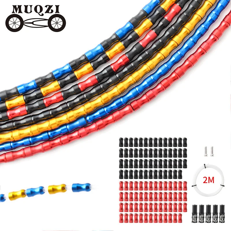 MUQZI Dịch Chuyển Cáp Phanh Nhà Ở MTB Đường Xe Đạp Sang Số Phanh Hợp Kim Nhôm Cáp Dòng Xe Đạp Phần