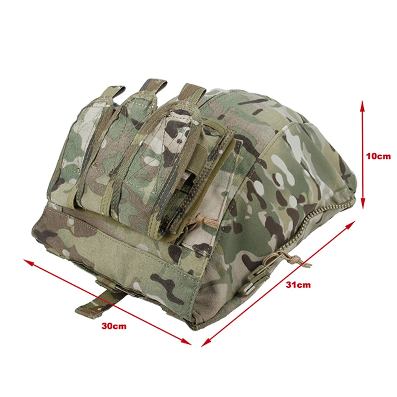 TMC Tactical CAG Zipper Pouch Back Panel Carrier Multicam Military