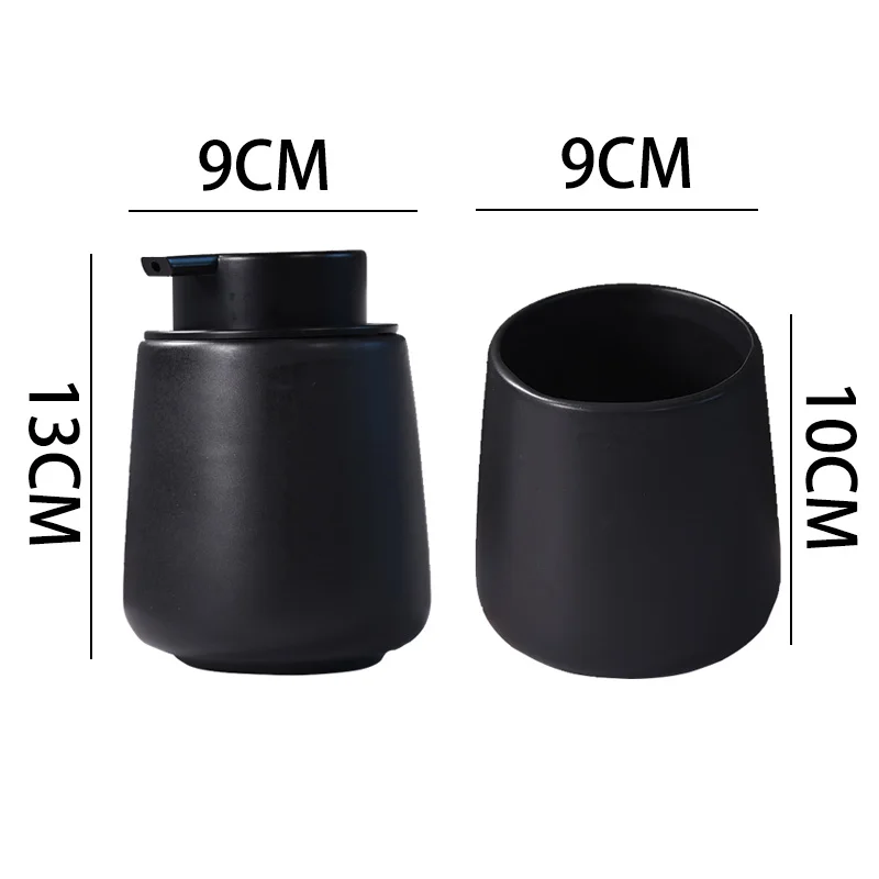 ห้องครัว Liquid Soap Dispensers ขวดเซรามิค Hand Sanitizer แชมพูขวดเจลอาบน้ำสำหรับห้องน้ำอุปกรณ์เสริม