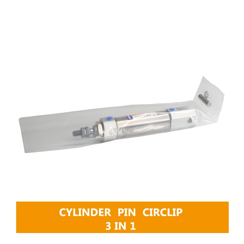 CDJ2D10 CDJ2D16 Double clevis Mini Pneumatic Air Cylinder Double Acting Single Rod 10mm 16mm Bore 5~200mm Stroke with pin