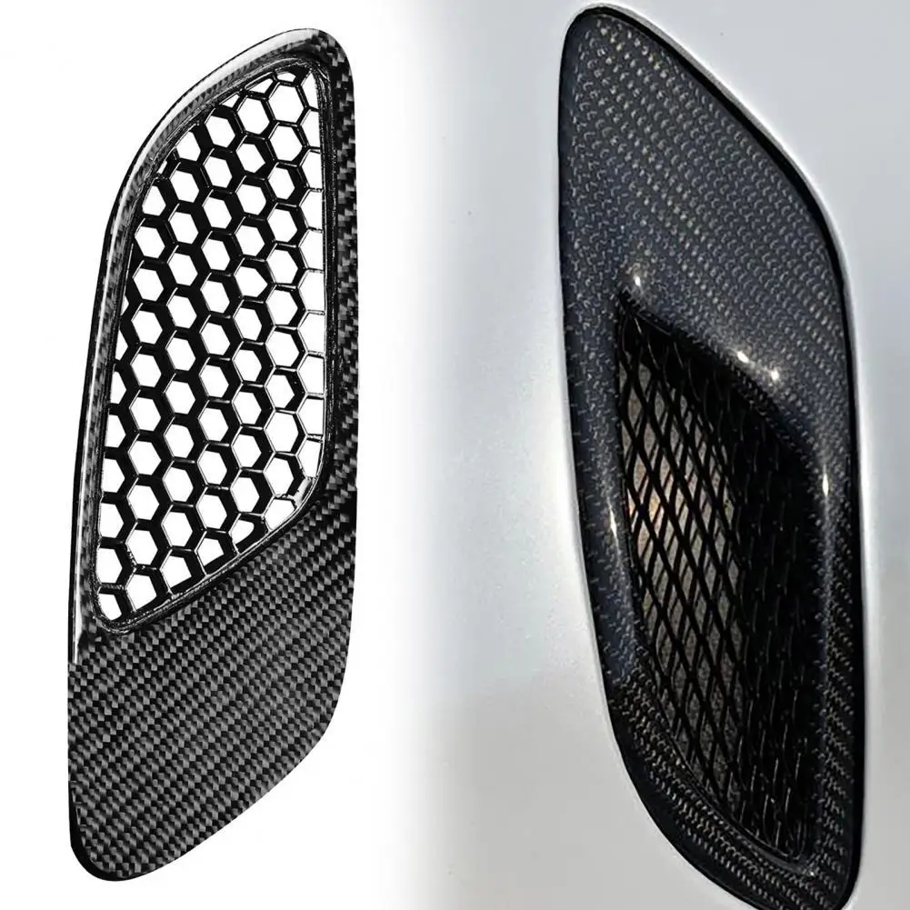 

80%HOT 2Pcs Air Vent Trim Rainproof Anti-scratch Carbon Fiber Exquisite Air Vent Cover for BMW 3 Series E90 E92 E93 M3 2006-2012