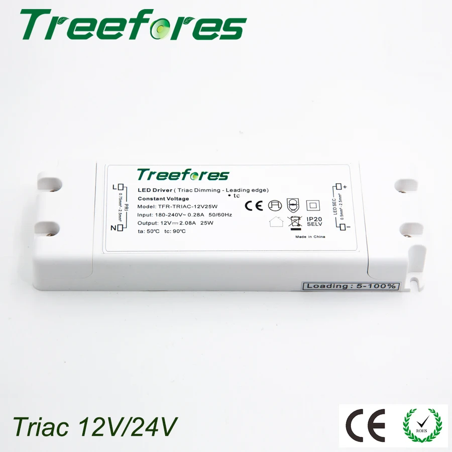 Triac-fuente de alimentación, regulador de transformador de iluminación, 8W, 15W, 25W, 50W, 75W, 80W, 100W, 120W, 150W, 200W, 300W, 360W,