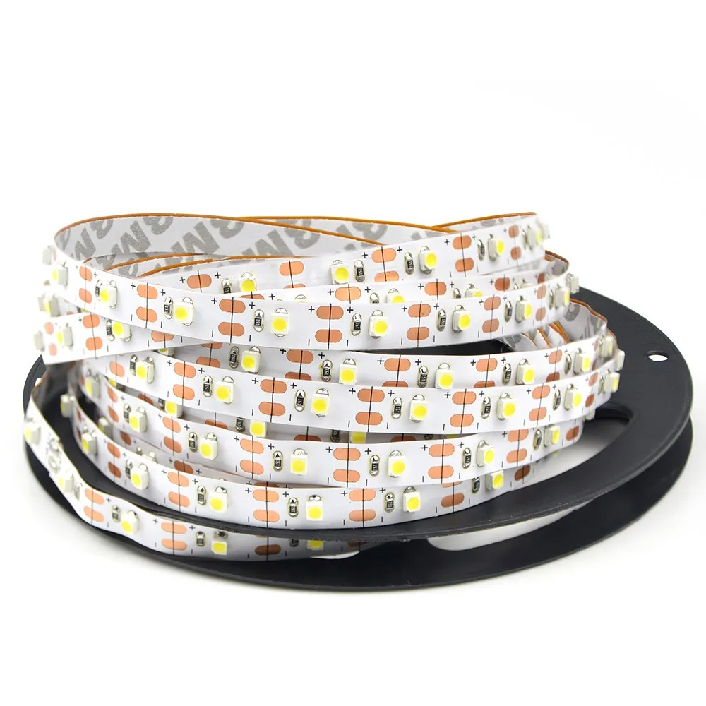 DC 5V LED Strip Light SMD 3528 2835 60Led Flexible LED Ribbon Tape TV Backlight Adhesive Tape Waterproof Rope Light Cabinet Lamp