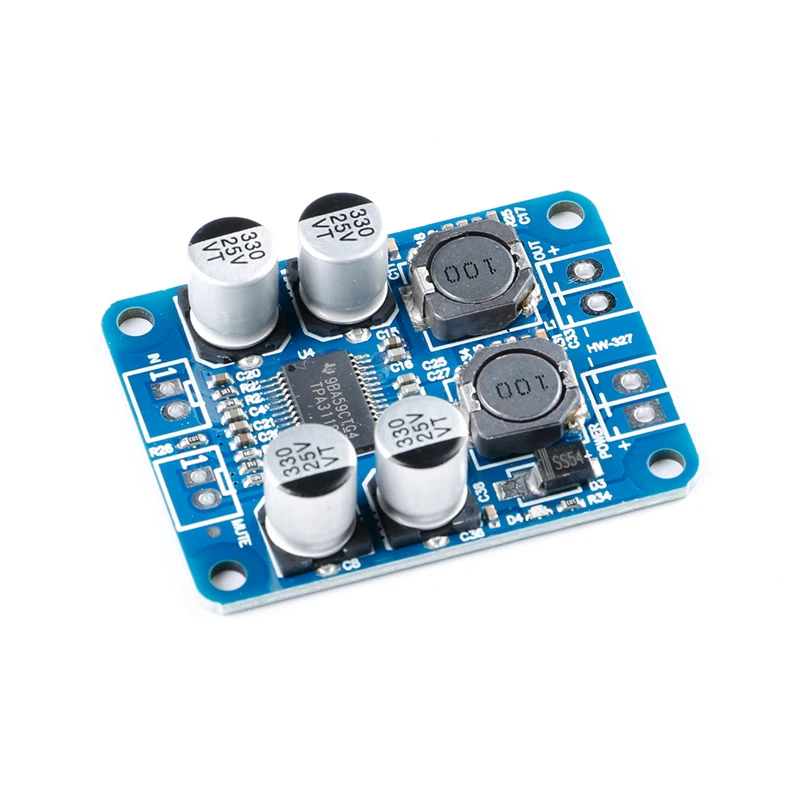 2Pcs/1pc TPA3118 60W PBTL Mono Digital Power Audio Amplifier Board Module DC 8V-24V 1X60W 1*60W Replace TPA3110 For Arduino