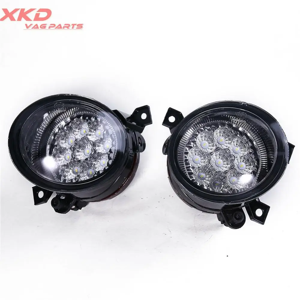 

2Pcs Front LED Clean Fog Lamp Light Kit Fit For VW Jetta Golf MK5 Rabbit AMAROK Scirocco 1K0 941 669 1K0941700