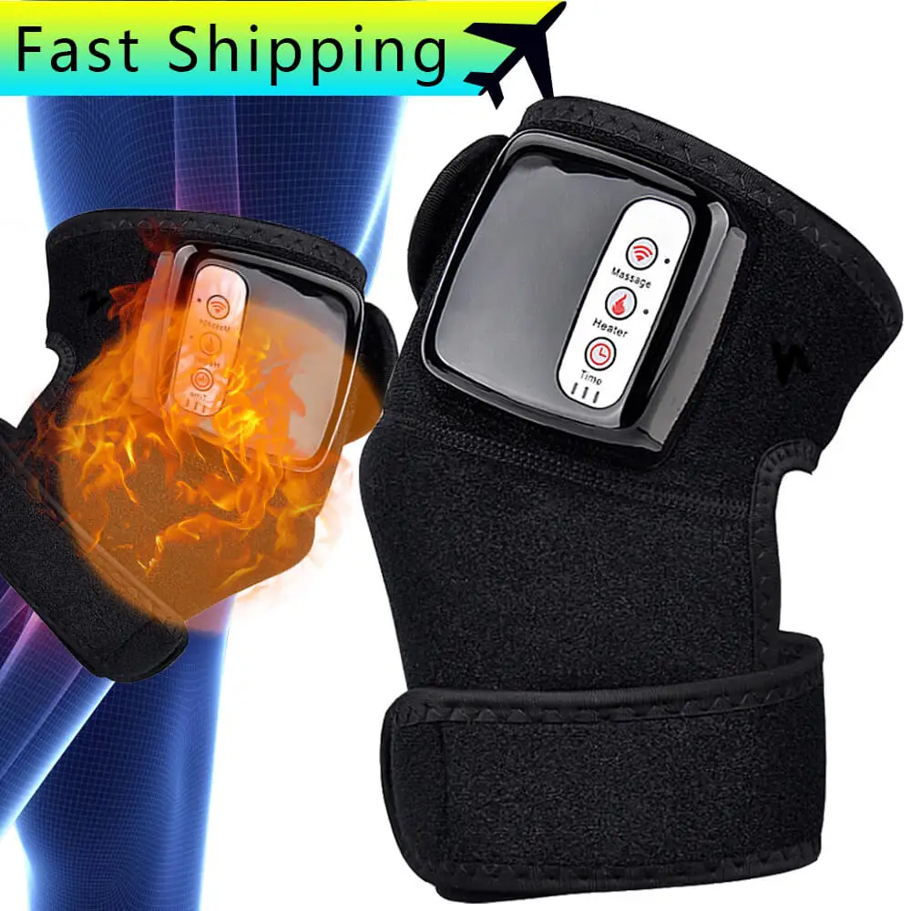 

Joint Physiotherapy Massager Electric Heating Knee Arthritis Pain Therapy Machine Vibration Heat Presotherapy Device For Legs