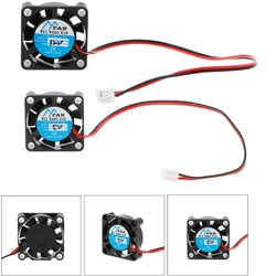 25 × 25 × 7mm DC 5V 12V 2 핀 냉각기 무브러시 칩셋 열 싱크 소형 냉각 팬 2507