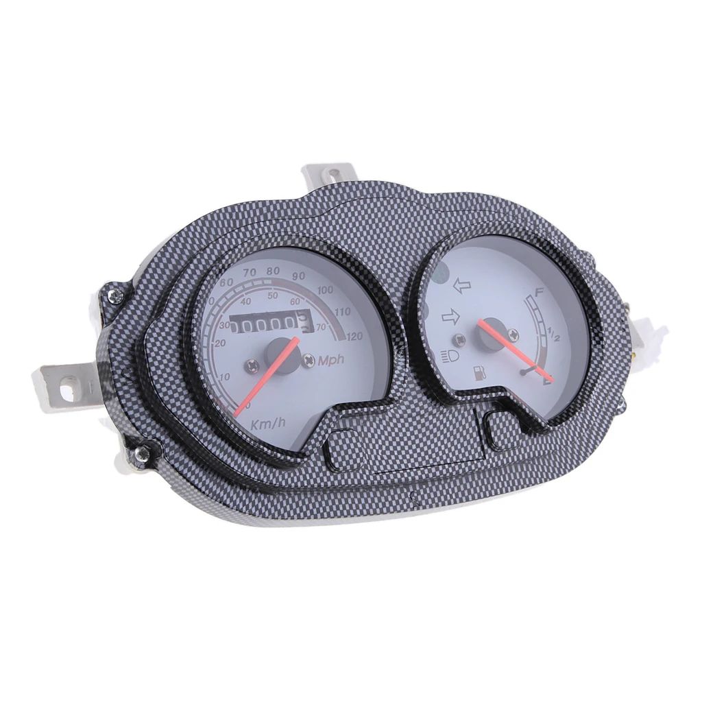 Scooter Speedometer Dash Instrument Gas Gauge Battery Level Gauge for ATV Quad Moped B05, B08 Scooter Motorcycle 50cc 80cc 125cc