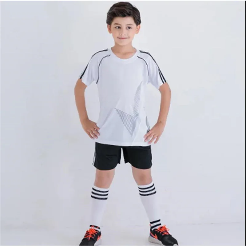 Maglie per bambini adulti uomo ragazzo ragazza calcio set manica corta bambini studente divise da calcio calcio Fitness tute 09