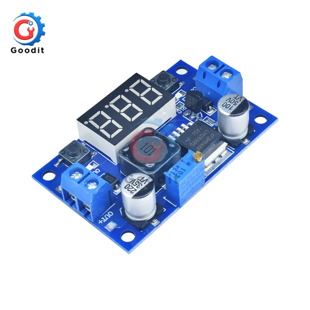 LM2596S LM2596 DC-DC 3.2V-40V to 1.25V-35V 2A Adjustable Step Down Power Supply Buck Converter Module Voltage Regulator Module