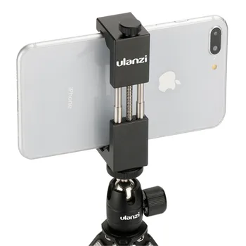 ULANZI evrensel telefon montaj tutucu standı klip Tripod montaj adaptörü iPhone Android Smartphone için