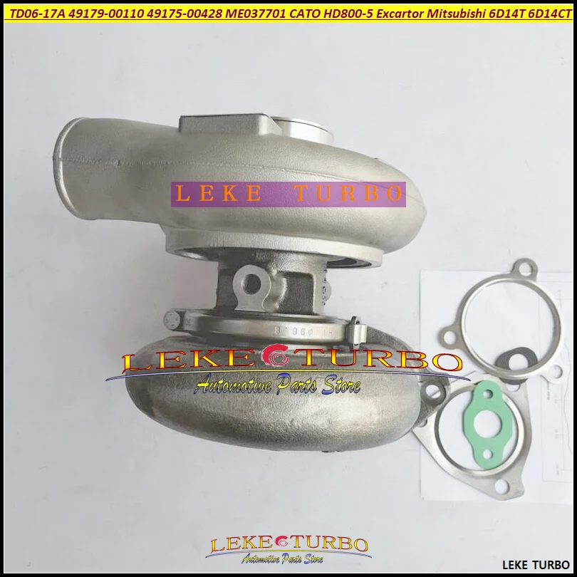 TD06-17A 49179-00110 49179 00110 ME037701 Oil Cooled Turbo For Komatsu SK07-2 For Kato HD770SE 880SE For CATO 800-5 6D14T 6D14